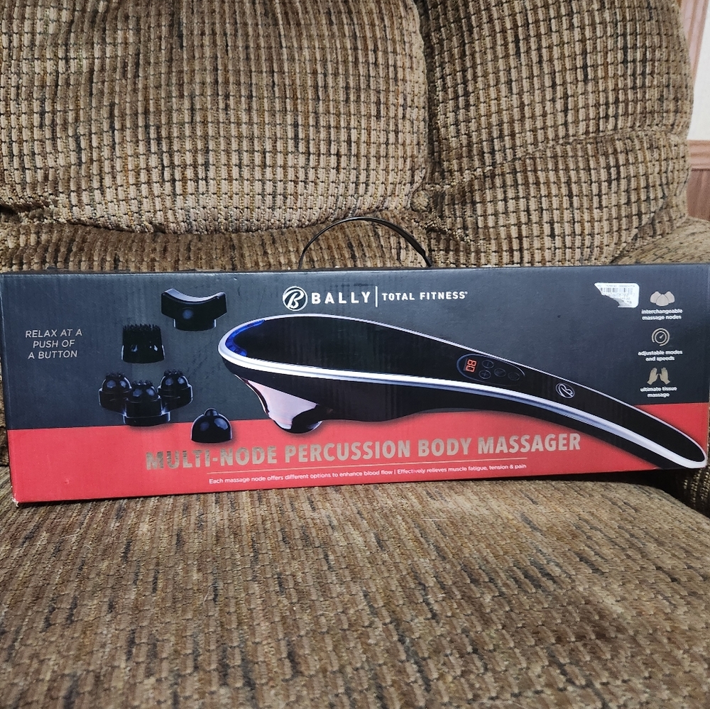 Bally Total Fitness Body Massager Multi- Node Percussion Deep Tissue Massage